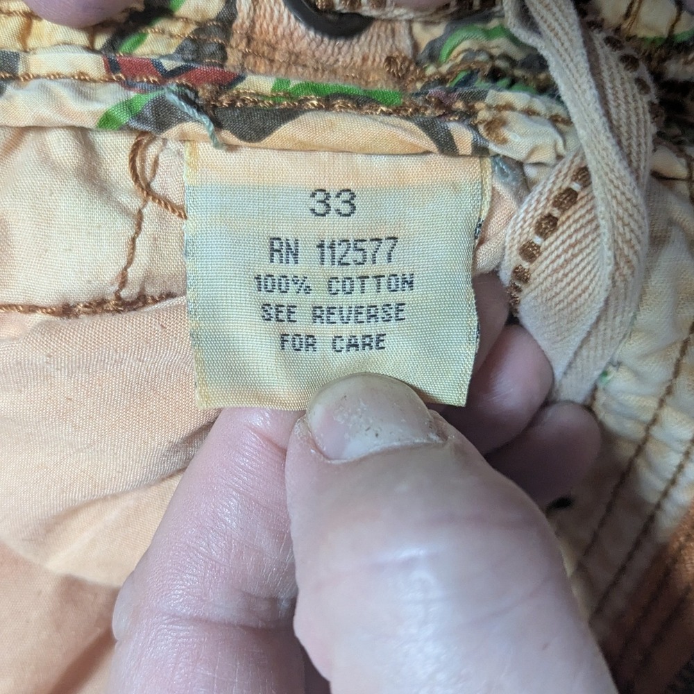 Jetlag Mens Size 33 Cargo Shorts Tan Distressed Organic Cotton Utility Belted - Picture 5 of 11
